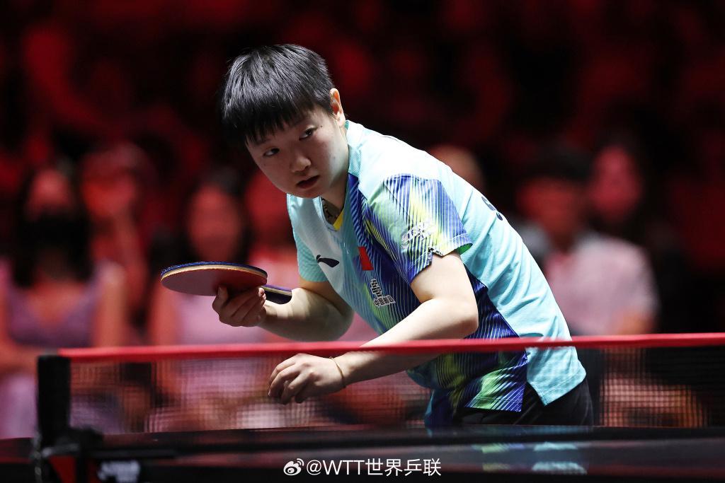 NG体育线上入口-新加坡大满贯女单决赛,孙颖莎击败王曼昱收获冠军